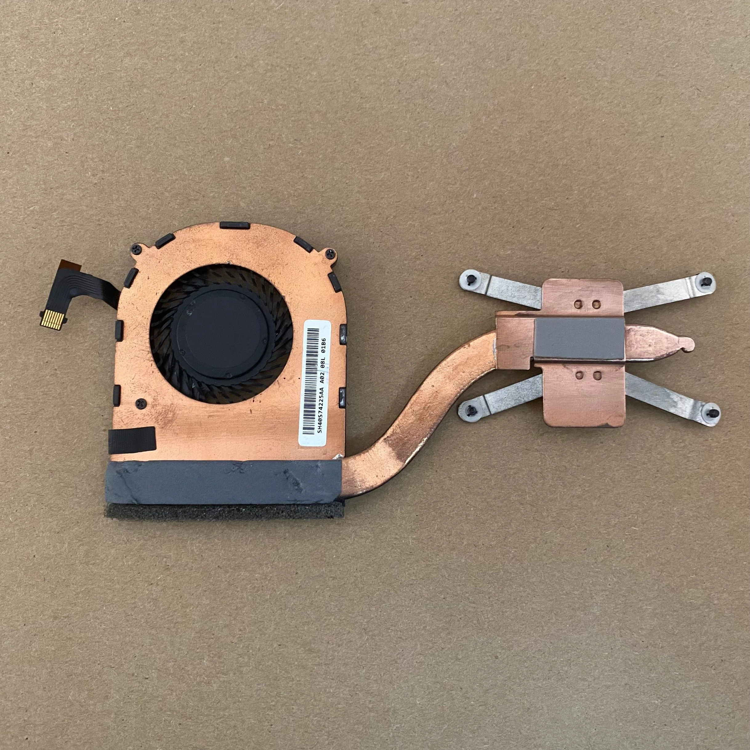 Original para Lenovo Thinkpad x1 Carbono x1 Yoga Dissipador Cpu Cooler Ventilador de Refrigeração 00jt800 01aw976 01yt252 - Imagem 2
