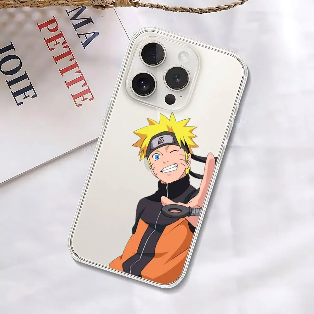 Akatsuki Logo Naruto Transparent Shockproof Phone Case