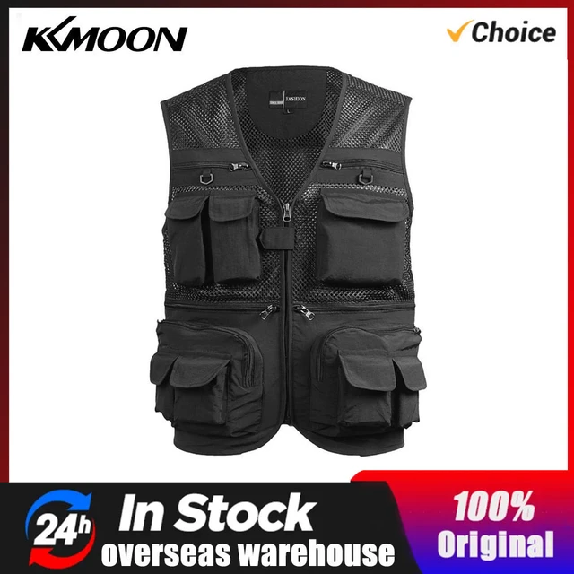 Fishing Vest Breathable Fishing Travel Mesh Vest with Zipper