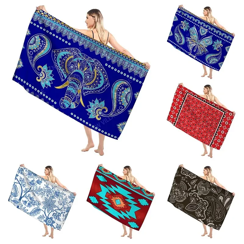 

Mandala Bathroom Bath towels for adults sauna Vintage beach towel Gym towel set Large hotel woman shower quick drying microfiber