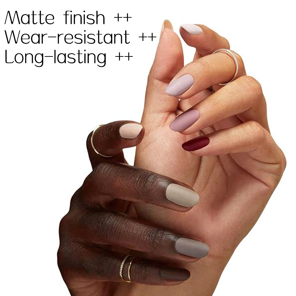 Tinovo Uno Normal Matte Top Coat Quick Dry Matte Regular Nail Polish Finish 12ML Long Lasting Wear Clear Nails Lacquer Sealer nail polish finish