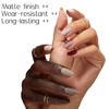 Tinovo Uno Normal Matte Top Coat Quick Dry Matte Regular Nail Polish Finish 12ML Long Lasting Wear Clear Nails Lacquer Sealer 6