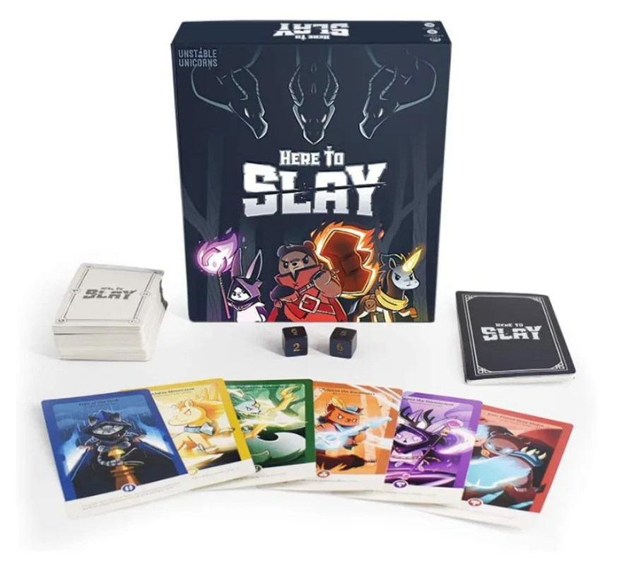 Collezione di Giochi di Strategia Unstable Games Slay Sleigh Fighting Vs. English Card Here to Sleigh Card Games - immagine 3