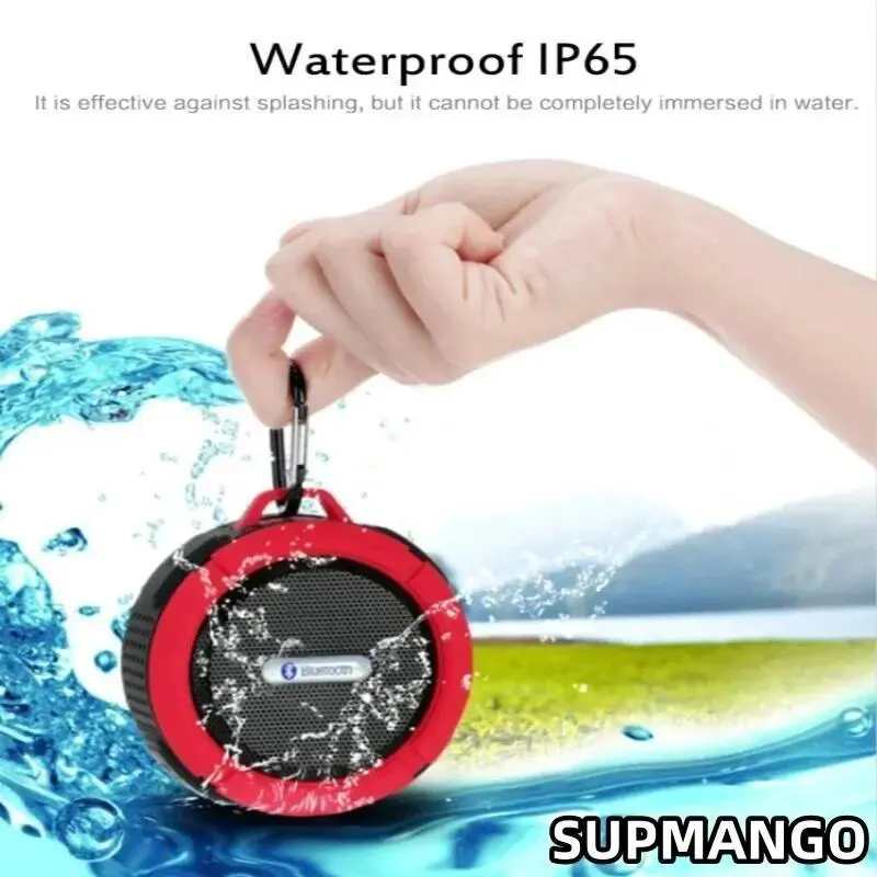 Bluetooth Speaker Bluetooth-compatible Speaker Big Suction Cup Bluetooth Stereo Outdoor Sports Mini TF Subwoofer Portable Waterproof