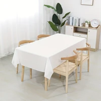 2pcs Solid Color Disposable Tablecloth 137x183cm Table Cloth Nordic Table Cover for Home Wedding Birthday Christmas Party Decor 3