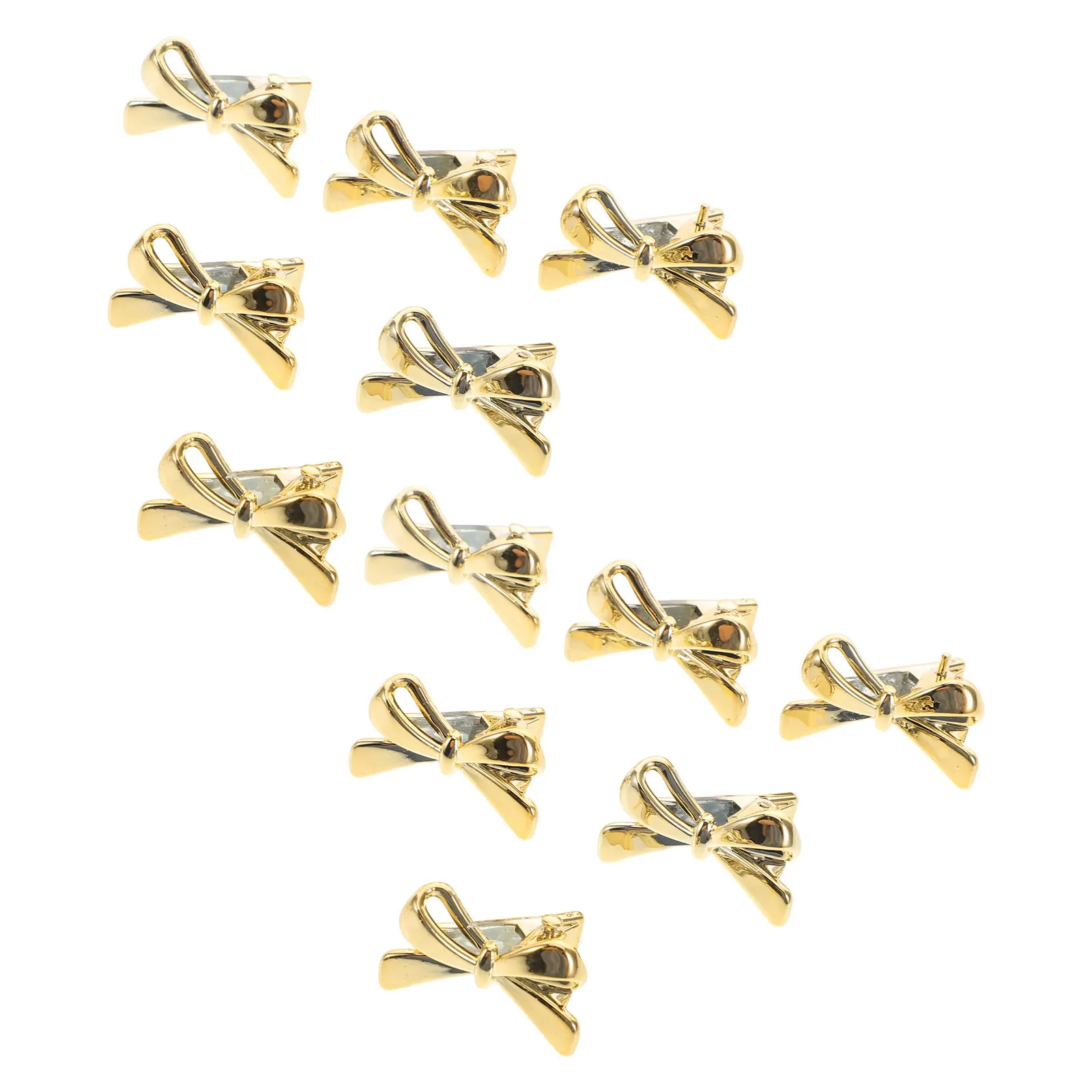 12Pcs 작은 금속 활 모양 헤어 클립 여성용 Bowknot 머리핀 바레트 소녀 십대 유행 헤어 스타일링 액세서리 매일