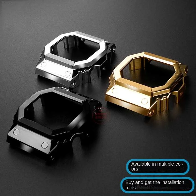 316 Stainless Steel Watch Case For Casio G-SHOCK GX56BB GXW-56 Modified Metal Case With Tools