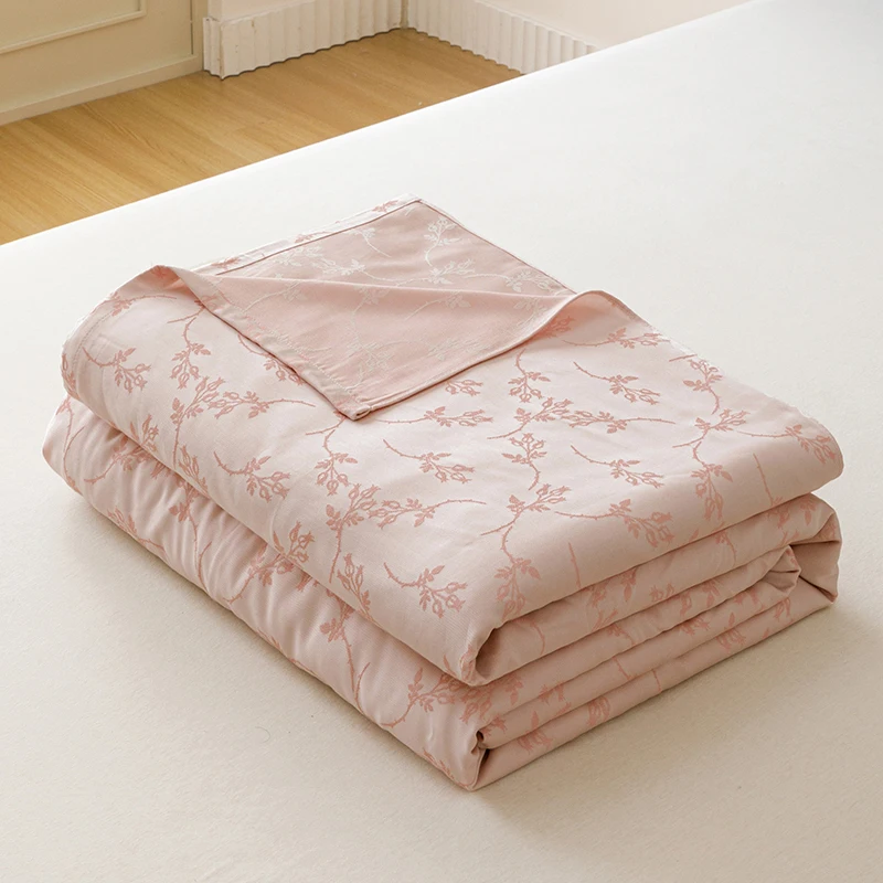 100% 대나무 냉각 던지기 담요, 냉각 에어컨 퀼트, 경량 통기성 부드러운 피부 친화적인 여름 얇은 이불 150*200