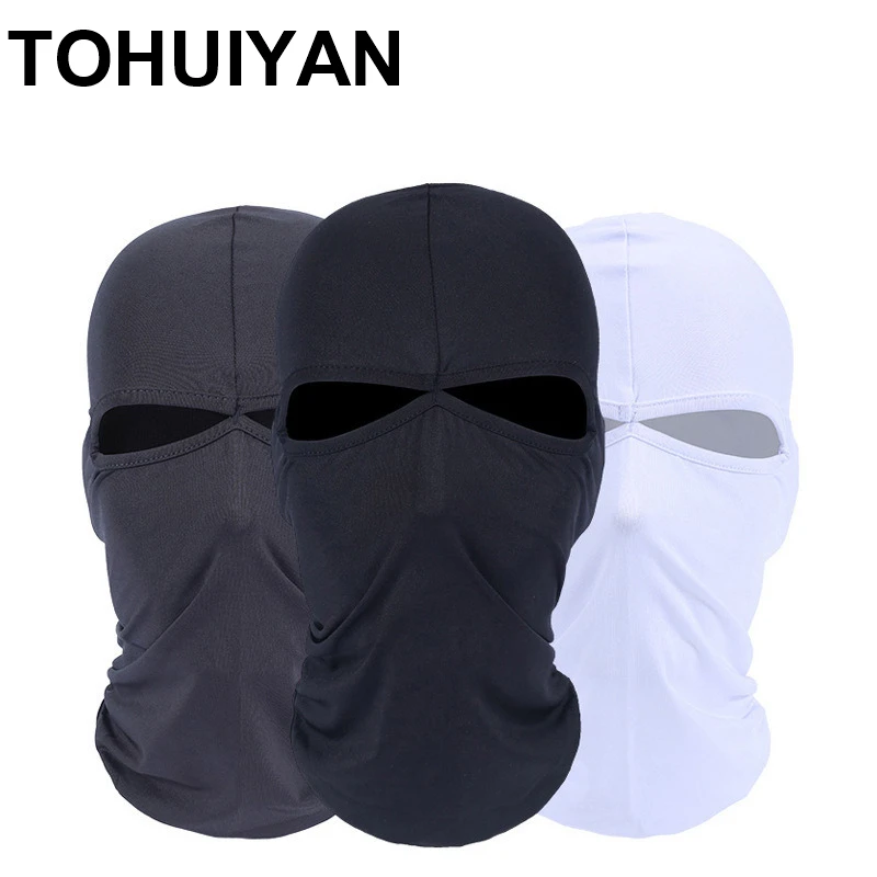 TOHUIYAN-pasamontañas De cobertura completa para Hombre y mujer, máscara facial para motocicleta, Bandana para bicicleta, gorros, 2023