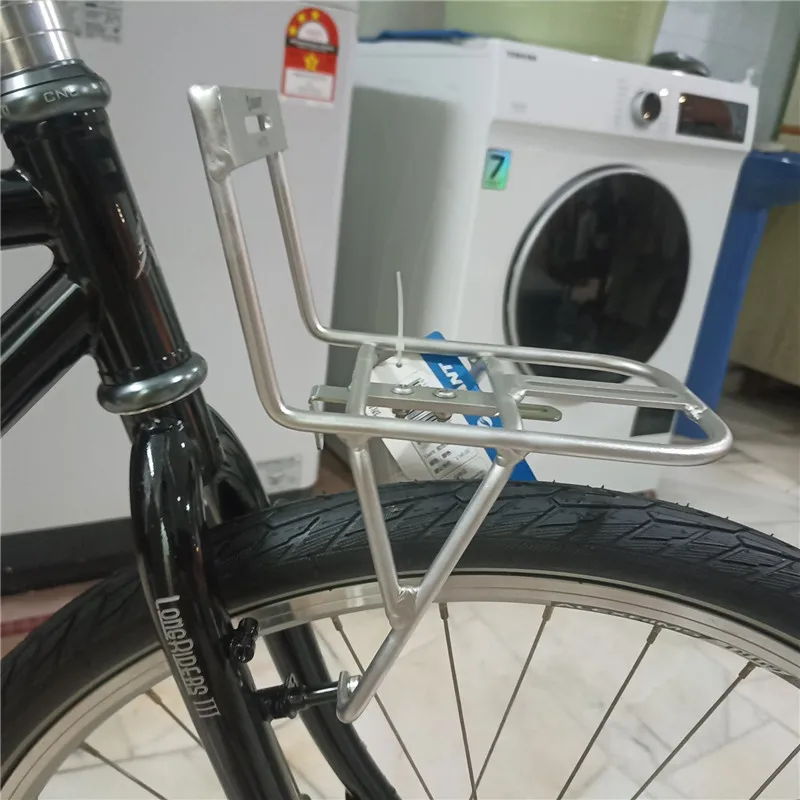 ZNZNANG Fahrrad Frontgepäckträger - Stahl Gepäckträger Für Mountainbike