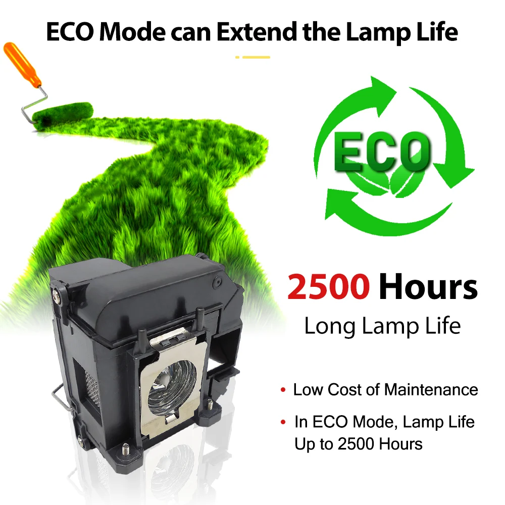 Replacement Lamps For Epson ELPLP61 V13H010L61 PowerLite 96W /PowerLite 95 93+ 93 92 905 425W 420 EB-95 425Wi H384A H383A H382A