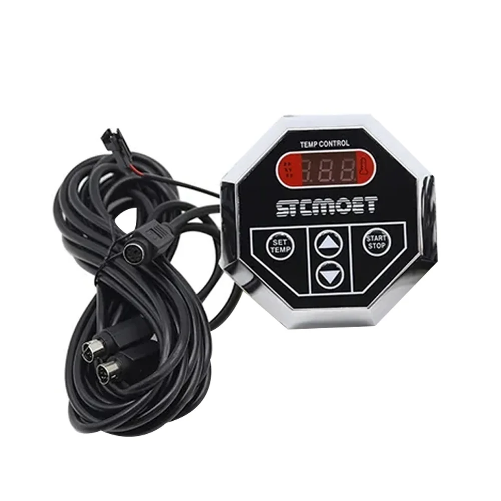 Digital Sauna Controller Wall Mount 35-110℃ Steam Generator Controller 1-12 Hours Setting for 3-27KW Sauna Heater 2