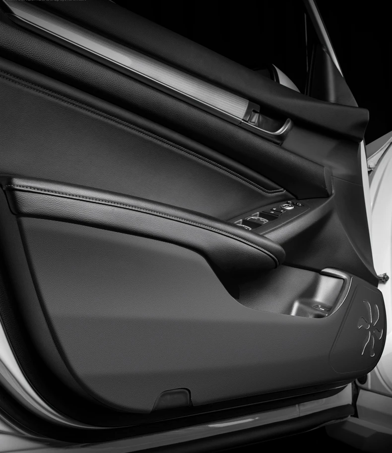 Geely Cityray 2024 2025 가죽 도어 안티 킥 패드 보호 필름 보호 스티커 자동차 스타일링 업그레이드 인테리어 액세서리