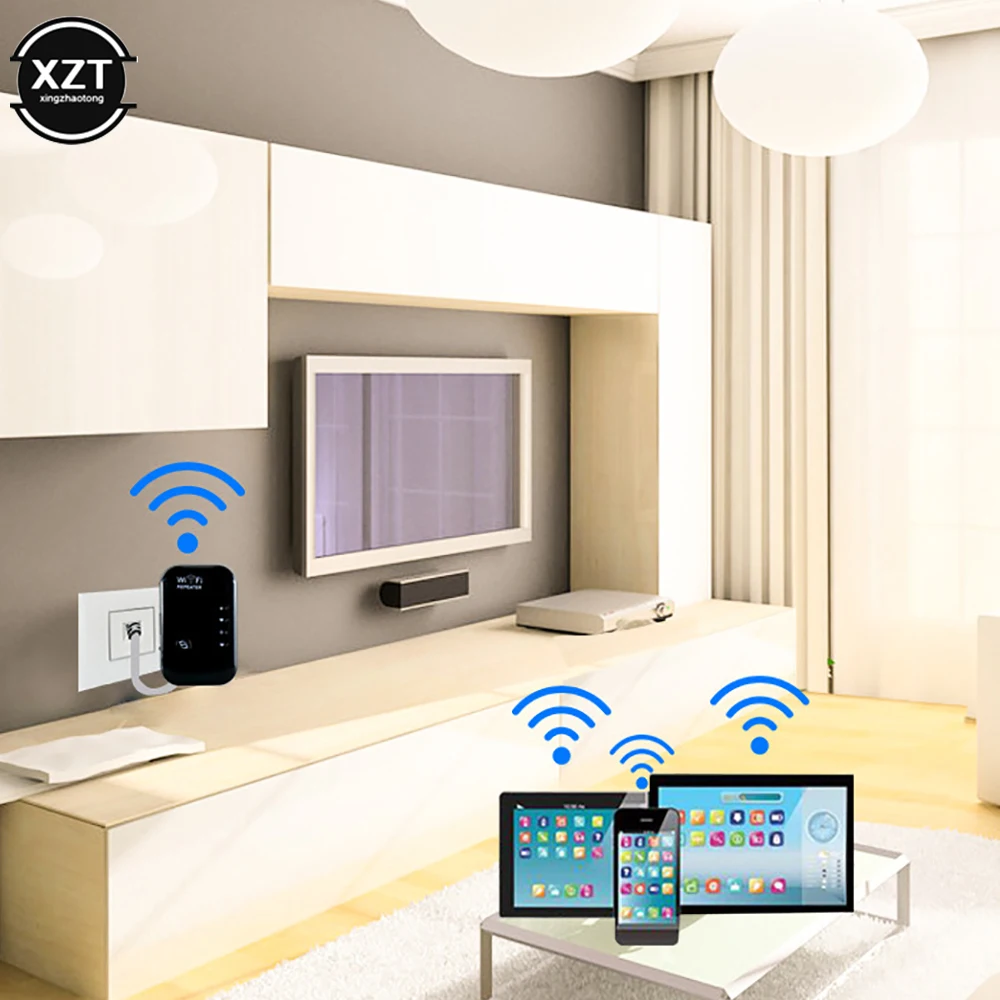 WPS Router 300Mbps Wireless WiFi Repeater WiFi Router WIFI Signal Boosters Network Amplifier Repeater Extender Access Point AP