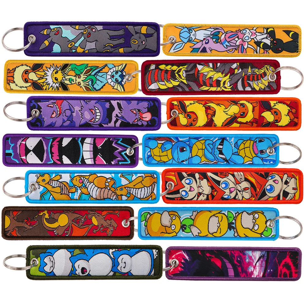 Anime Game Monster Key Chain 1 PCS for Motorcycles Key Fobs Holder Men Women Tags Ring Jewelry Accessories Toys Gifts