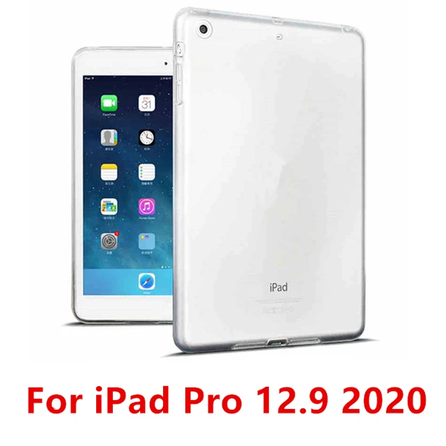For New iPad 9.7 2017 2018 Case TPU Silicon Transparent Slim Cover for iPad Air 2 Air 1 Pro 10.5 Mini 2 3 4  Coque Capa Funda Pro 12.9 2020