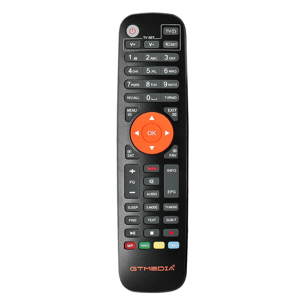 Gtmedia New Version Ir V7 Remote Control Tv Receiver Remote Control For