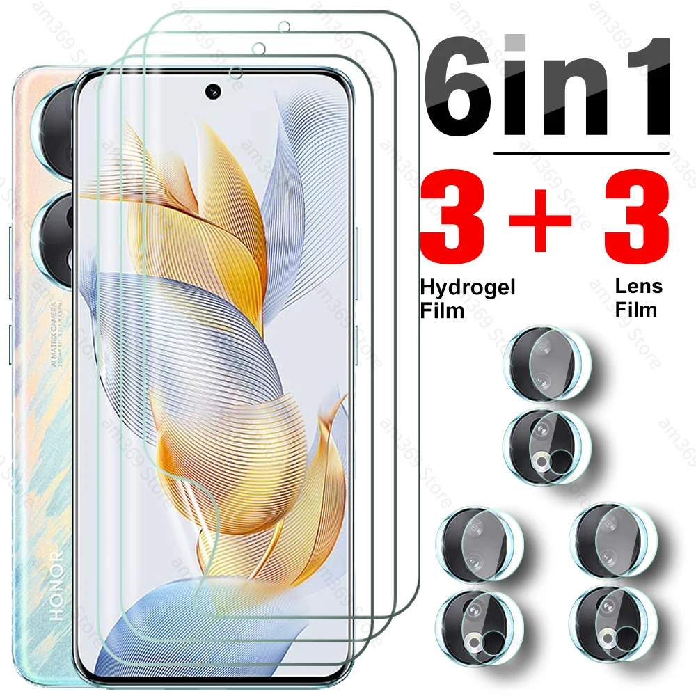 6 To3 Hydrogel Film Per Honor 90 5G Rea-An00 Screen Protector Camera Glass Honor90 Lite 90 Lite Honar 90 Light Honor90Lite 6.7 Pollici