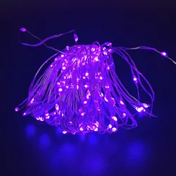 Enchanting Battery - Powered LED Fairy String Lights - Battery box - 10M (Purple)
