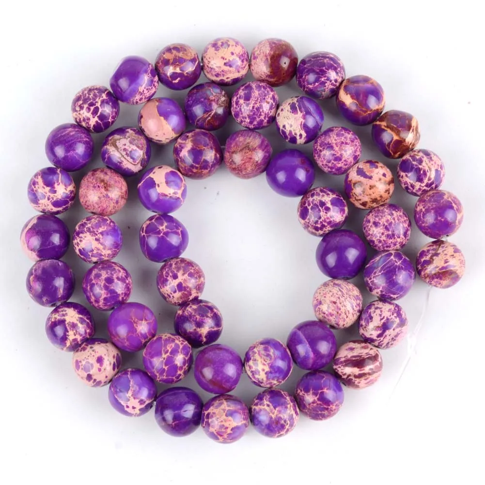 Vibrant Natural Stone Beads - Multi-Size Colorful Jaspers & Turquoises for DIY Jewelry & Bracelets