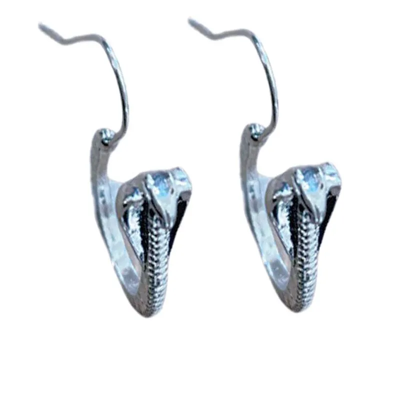 Delysia King Women Punk Cobra Orecchini Originalità Vintage Esagerazione Snake Dangler