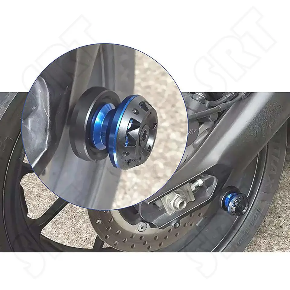 

Fits for Suzuki GSX-S 125 150 750 1000 1000F GSXS750 GSXS1000 2015-2022 Motorcycle Rear Swingarm Spools Stand Refit Screws Kits