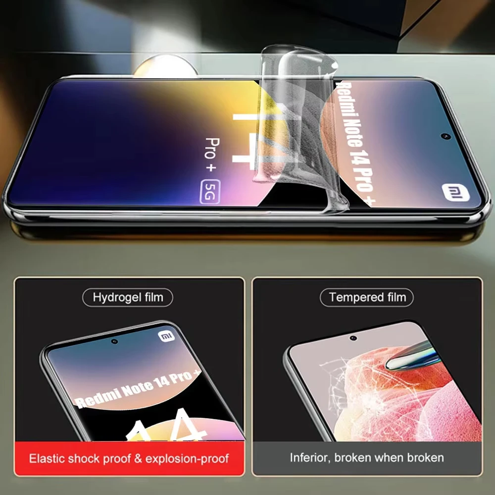 4-Pack Hydrogel Soft Screen Protector HD Film