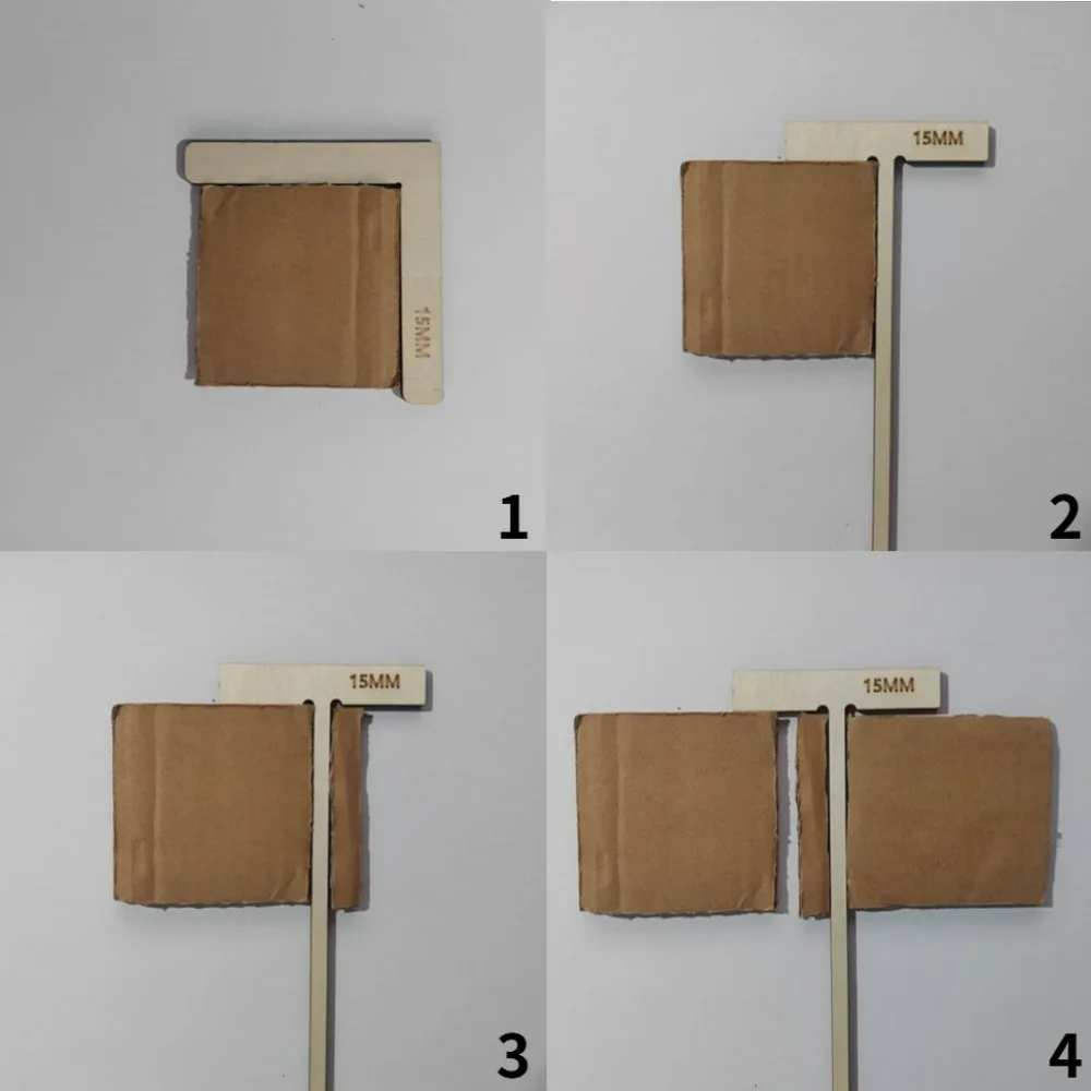 저널 스크랩북 및 노트북 커버, 노트북 바인딩 및 장식 공예 DIY 프로젝트를 위한 5종 다기능 자 세트