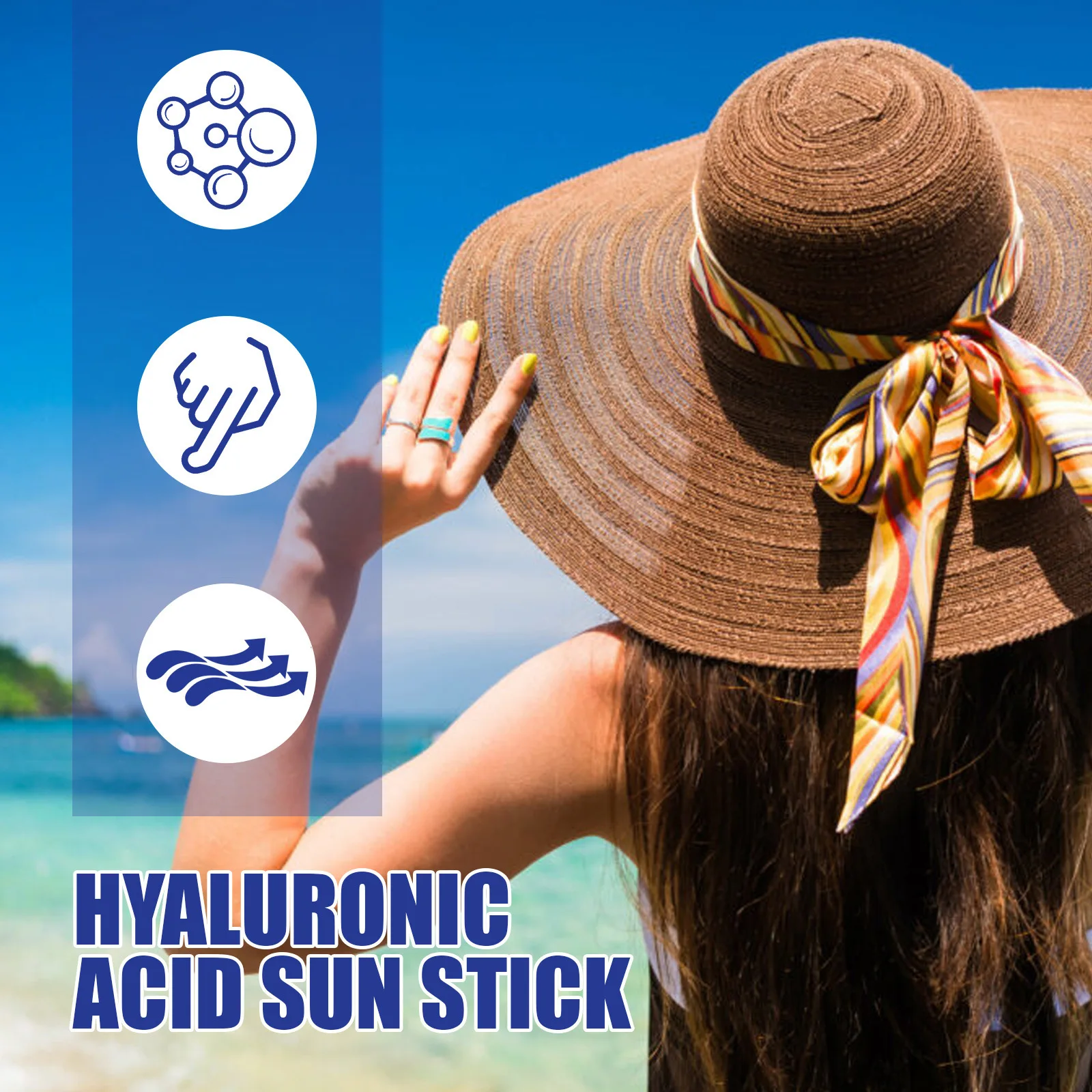 EELHOE UV Protection Cream Spf 50 UV Protection Outdoor Anti Oxidant Moisturizing Skin Care Hyaluronic Acid Face Sun Block Cream 4