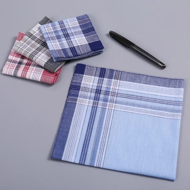 Handkerchief Men Casual Use Pocket Cloth Soft Breathable Square 40x40cm