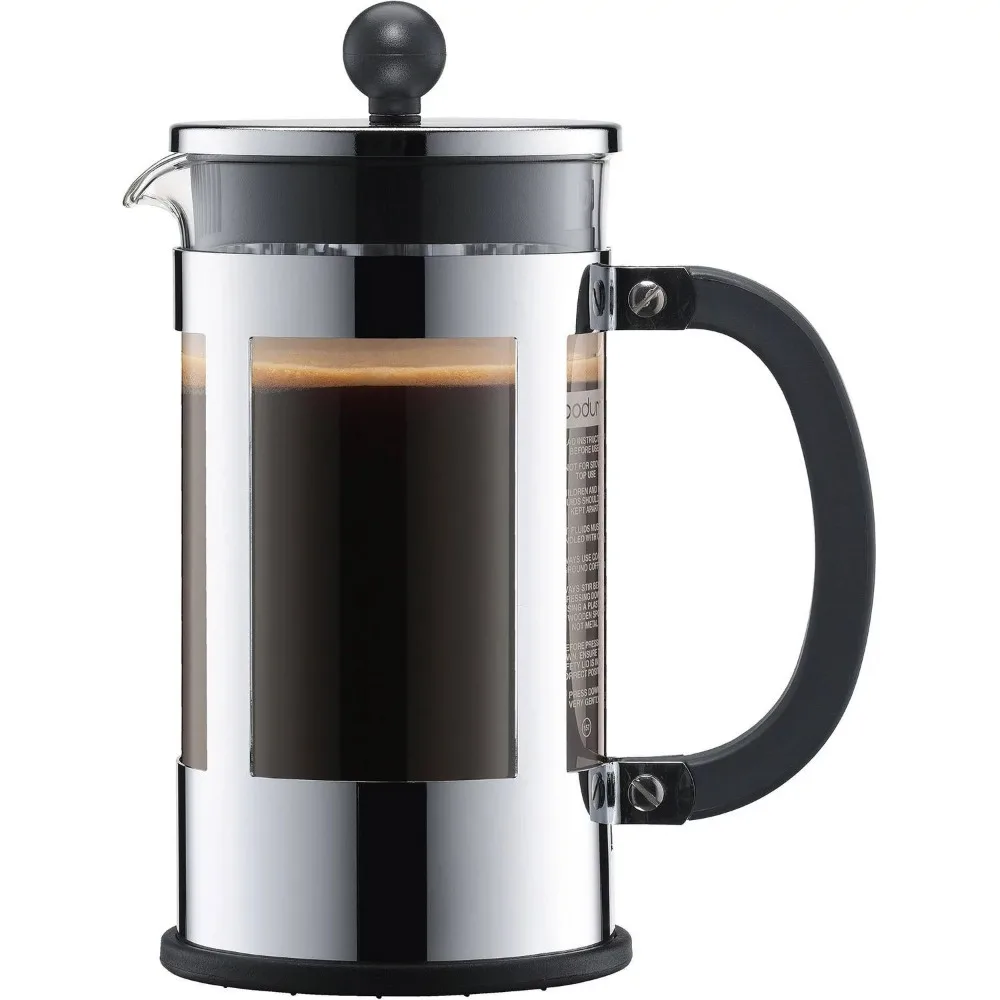 

Bodum 34 oz Kenya French Press Coffeemaker, Stainless Steel
