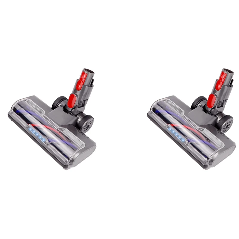 2X Spazzola Per Dyson V7 V8 V10 V11 V15 Aspirapolvere Spazzola Elettrica Con Testina Motore Ad Azionamento Diretto Spazzola Turbina