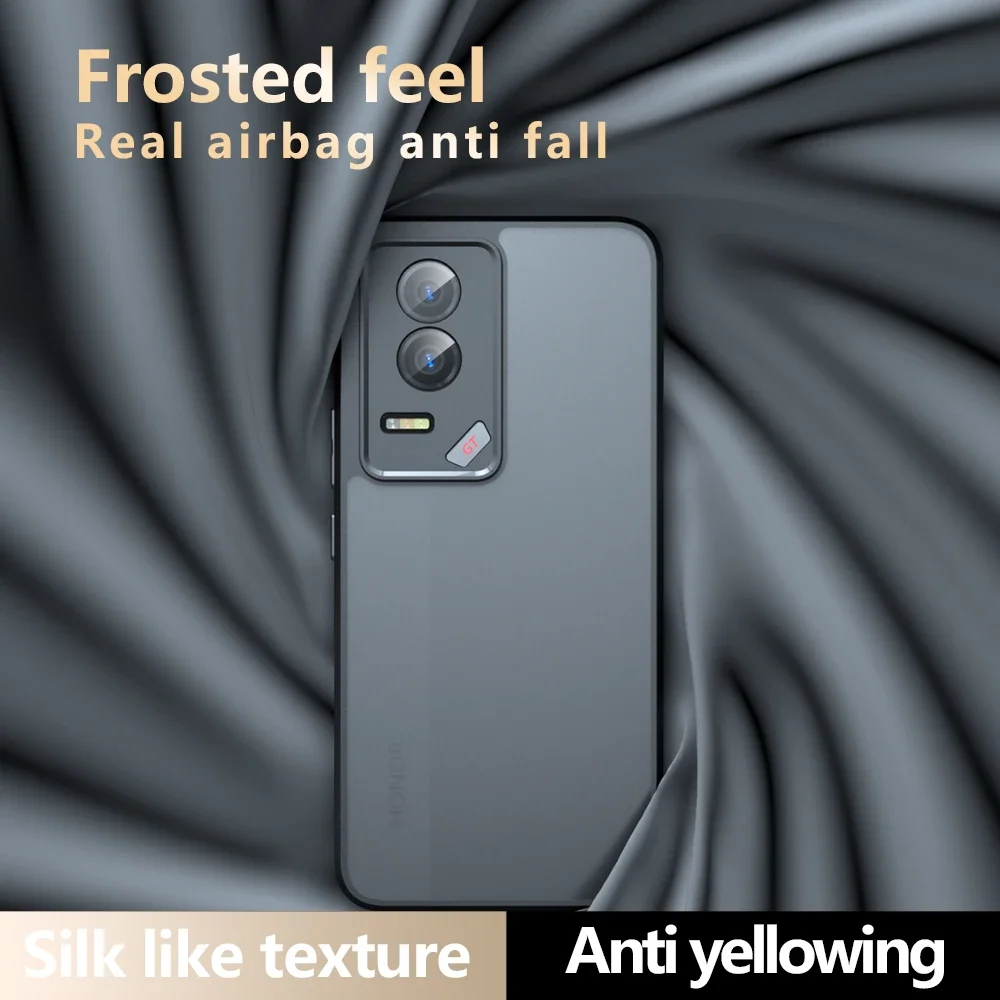 Shockproof Frosted Matte Anti-Fingerprint Transparent Case