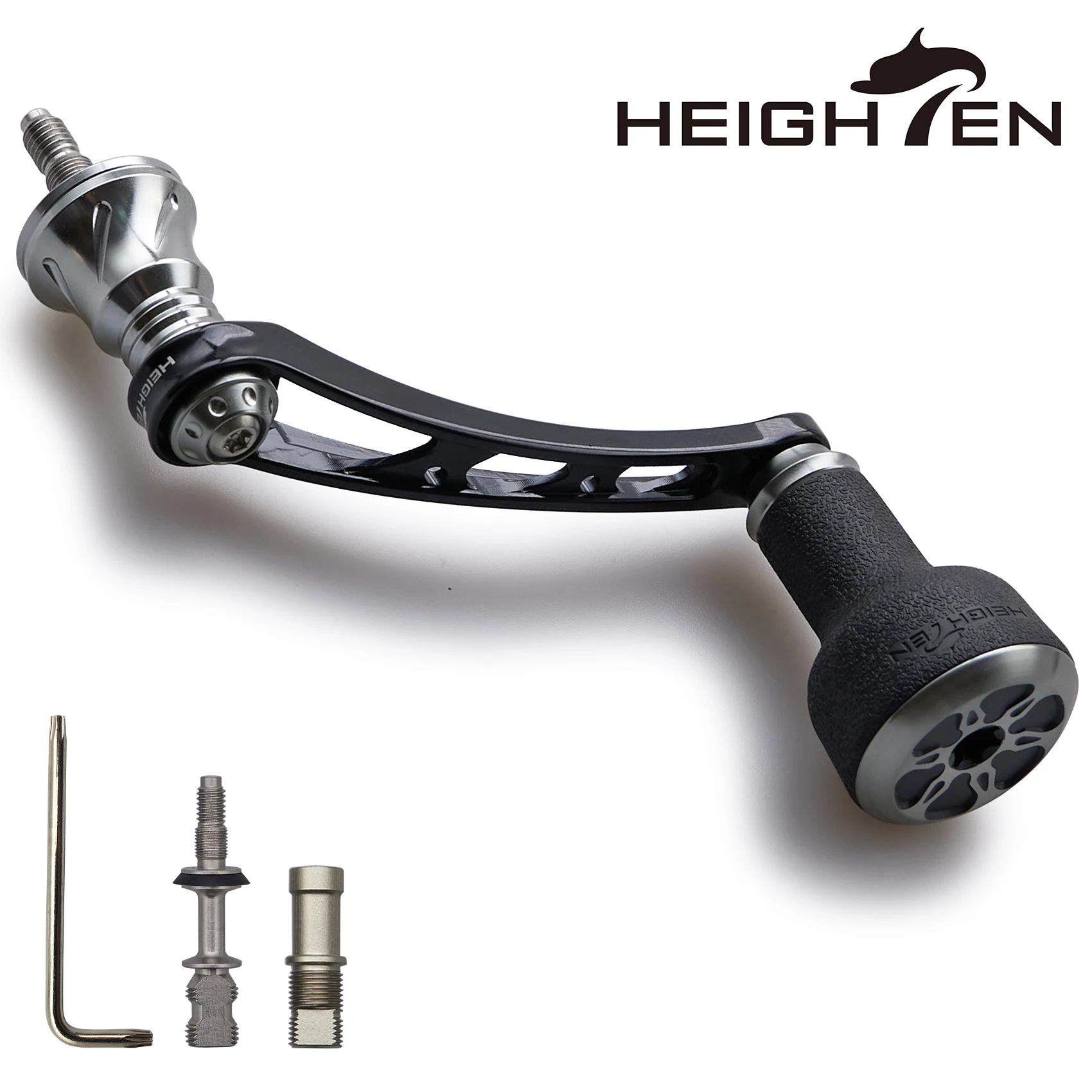 Heighten Maniglia Bobina Da 56Mm (Con Manopola Tpe Da 24Mm) Per Mulinello Da Spinning Shimano Twin Power Daiwa Certate Lt