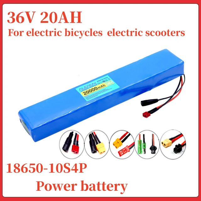 Batterie lithium-ion 36v 10ah 36v 10ah 500w, avec BMS 15a, pour véhicule en  fauteuil roulant, avec chargeur - AliExpress