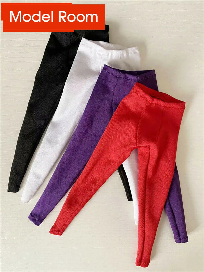 1/6 스케일 남성 단색 타이트 스웻셔츠 바지, 긴팔 탑 팬츠, 의류 액세서리, 모델 핏 12 인치 액션 피규어 바디