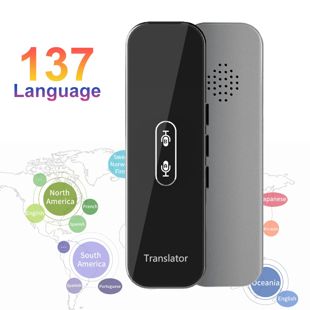 Real-time 137 Languages Translator G6X with Bluetooth Supports Online Translatio