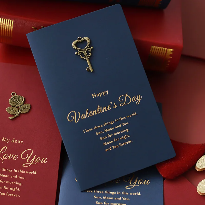 Greeting Cards Valentines Day Gift Love Gift Card Envelope Anniversary Birthday Girlfriend Boyfriend Present Wedding Gifts