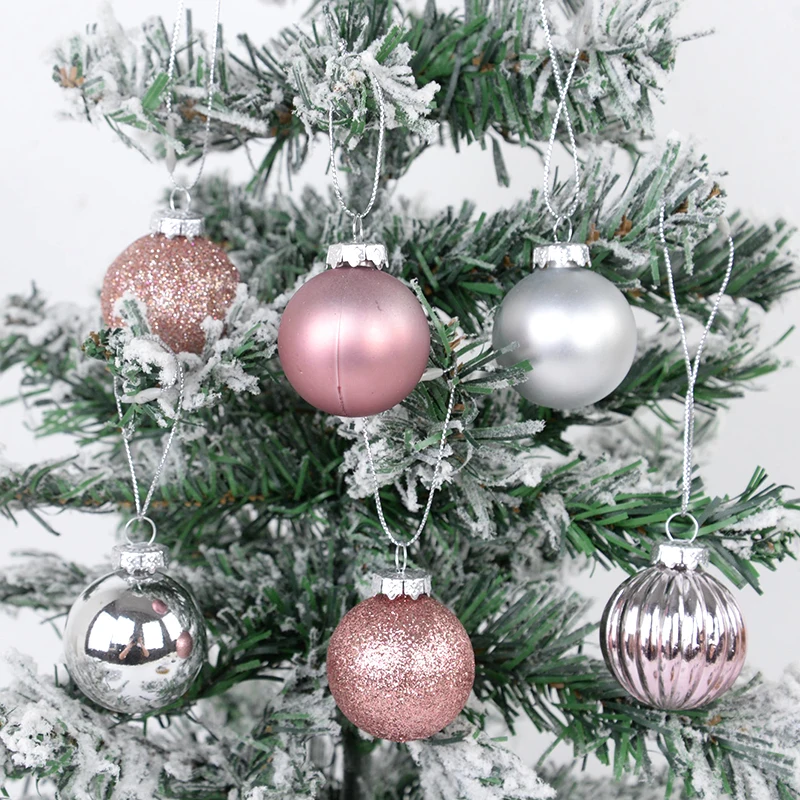 50/100Pcs Round Christmas Ball Ornament Caps Gold Removable Metal Hangers  Cap Navidad New Year Home DIY Decoration 2024