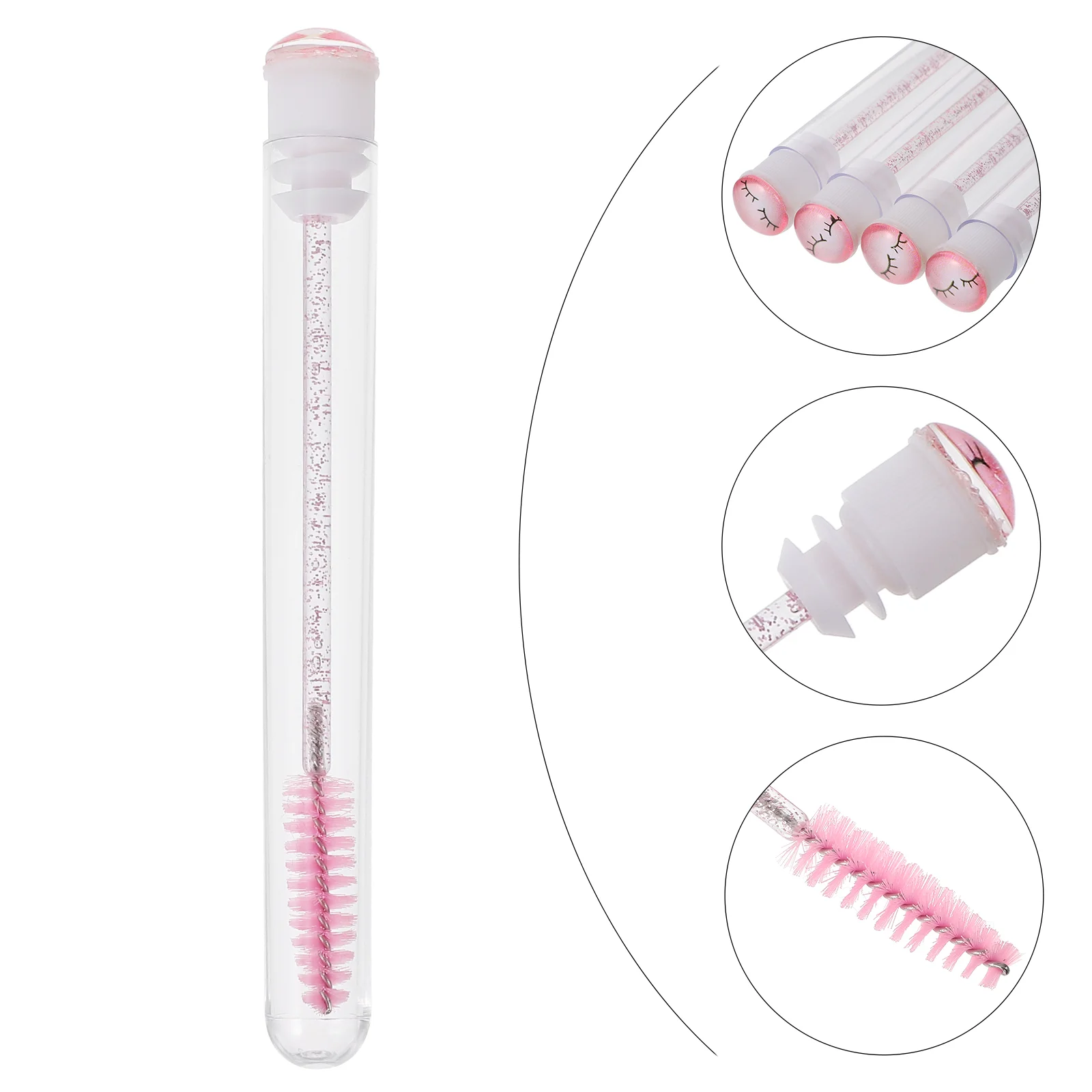 

Grafting Eyelash Brush with Tube Woman One-off Women Female for Lady Makeup Mascara Wands