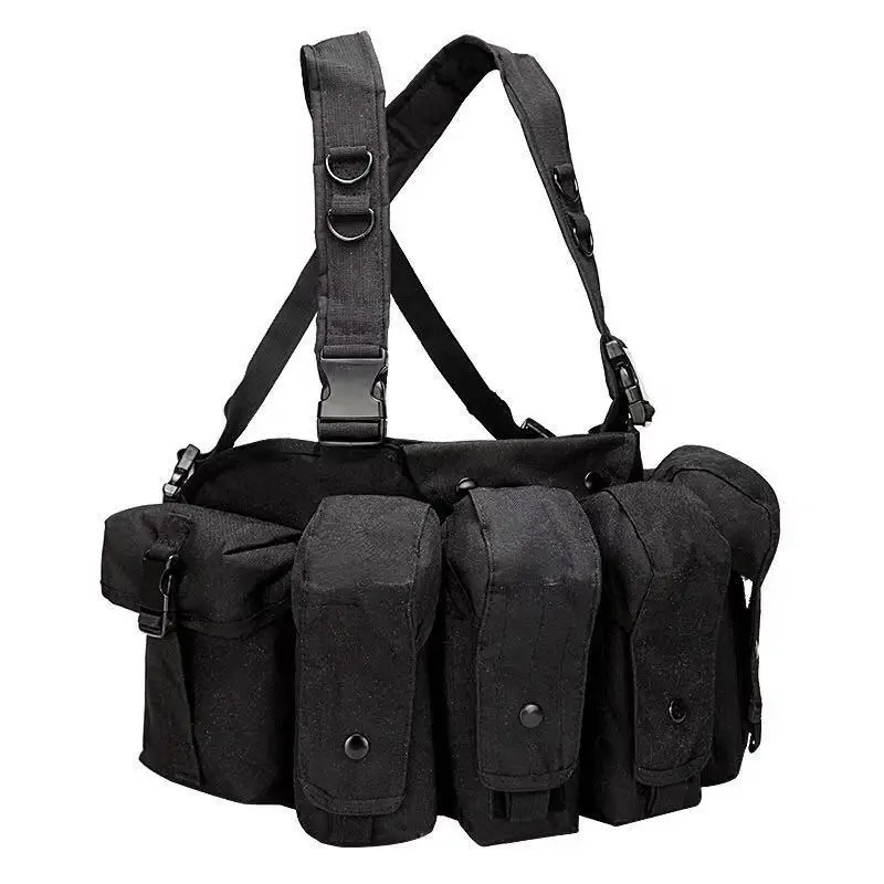 

600D Hunting Tactical Vest Military Molle Plate Carrier Magazine Airsoft Paintball CS Outdoor Protective Lightweight Vest