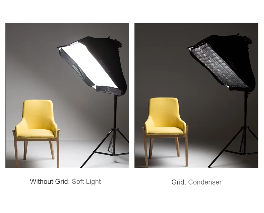 Grid Portable 40X40cm 50X50cm 60X60cm 80x80cm Photo Softbox Honeycomb Grid for S