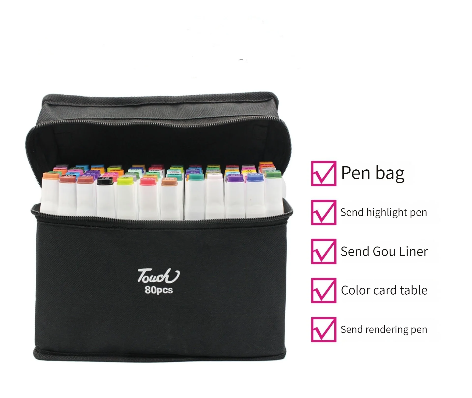 

Horse Head Marker Double Head Marker Set 60/80 Color Hand-Painted Design Pen Art Marker