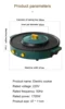 DMWD Electric Hot Pot Home Multi-function All-In-One Barbecue Machine Grill Shabu Frying Pan Smokeless Roasting Hotpot 5