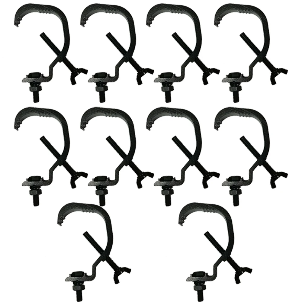 10Pcs/Lot Aluminum Light Hook Led Stage Lighting Truss Hooks DJ Disco Club Par Mini Beam Spot Lights Hanging Hook Equipment