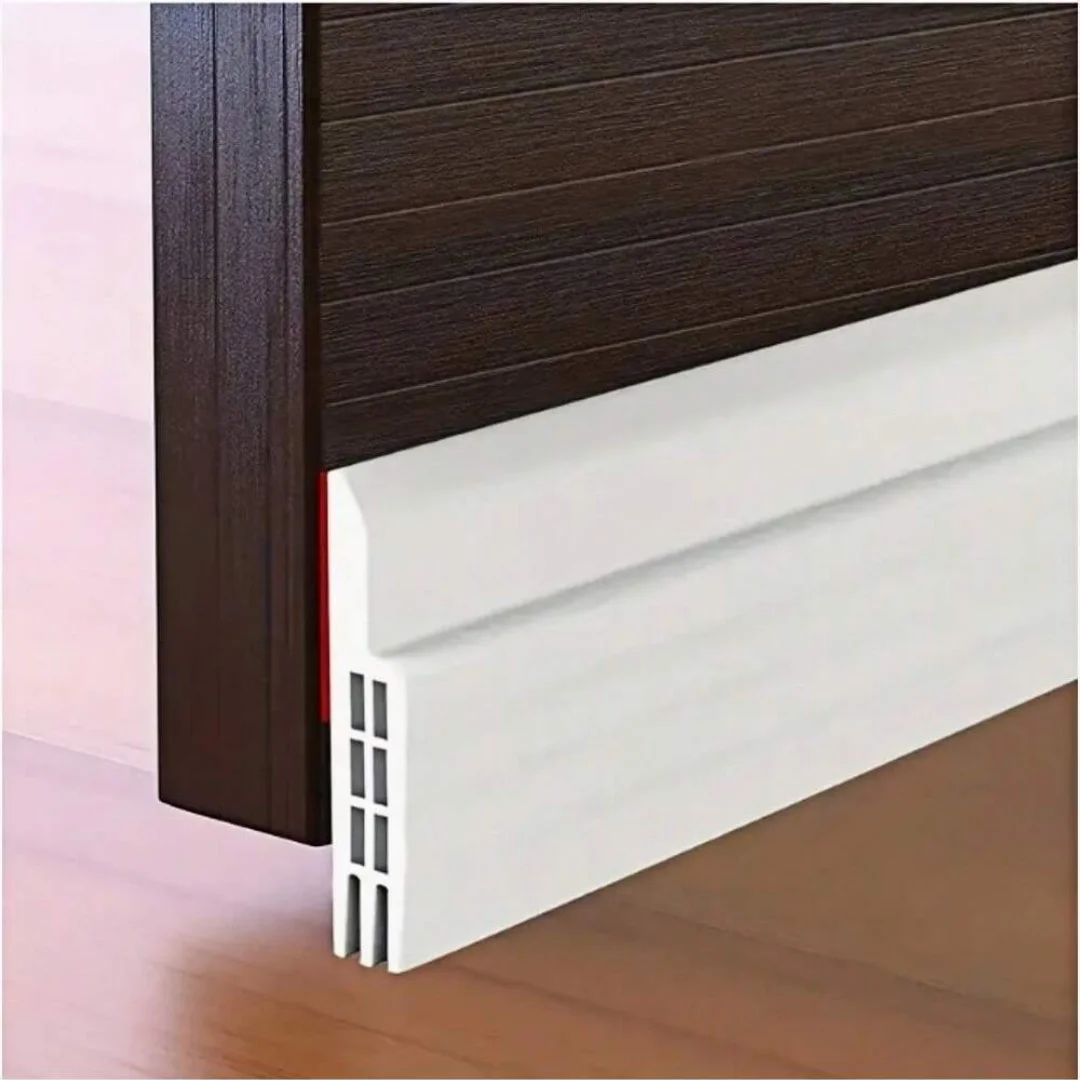 1m Door Bottom Seal Strip - Under Door Weatherstrip & Draft Stopper Seal