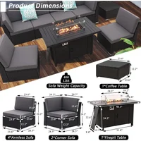 All-Weather Rattan Garden Furniture with Cushions - Image 4