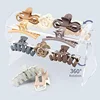 Acrylic Claw Clip Organizer Holder,360Degree Rotating Claw Clip Holder and Storage,Hair Clip Organizer Display for Women 6