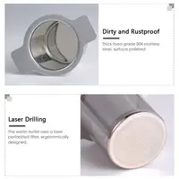 1pc Mesh Tea Infuser Reusable 304 Stainless Steel Tea Leak With Cover Filter Grid Binaural Tea Leak Coffee Mesh Filter Teaware 6