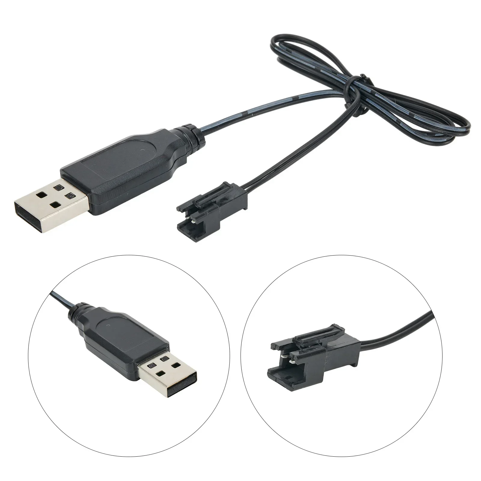 1pc Usb Charger Cable For 3.7V Lithium Battery Charger SM-2P Forward RC Car Aircraft Remote Control Accessories